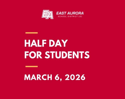 Reminder: Friday, March 6 is a Half-Day for Students!